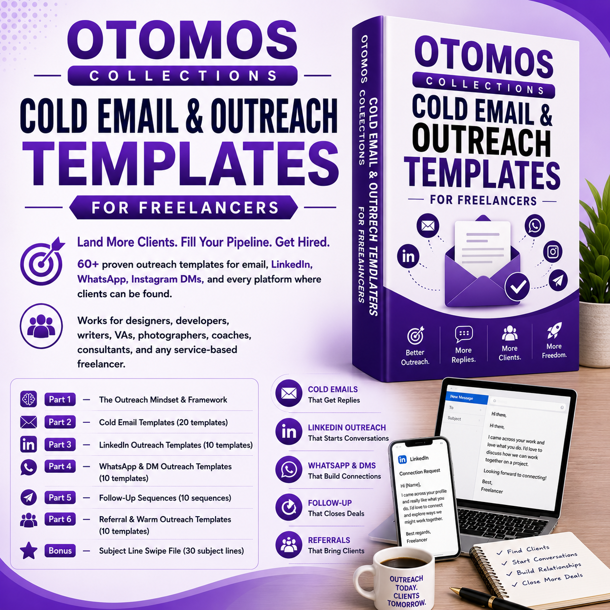 Cold Email & Outreach Templates for Freelancers