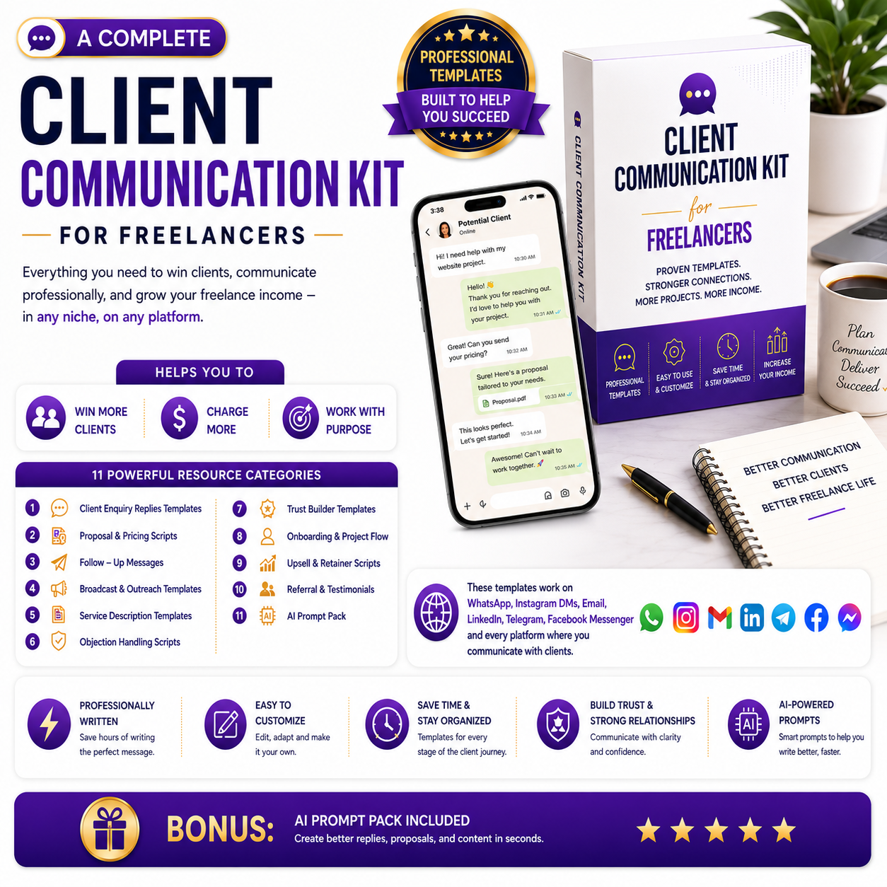 Client Communication Kit for Freelancers