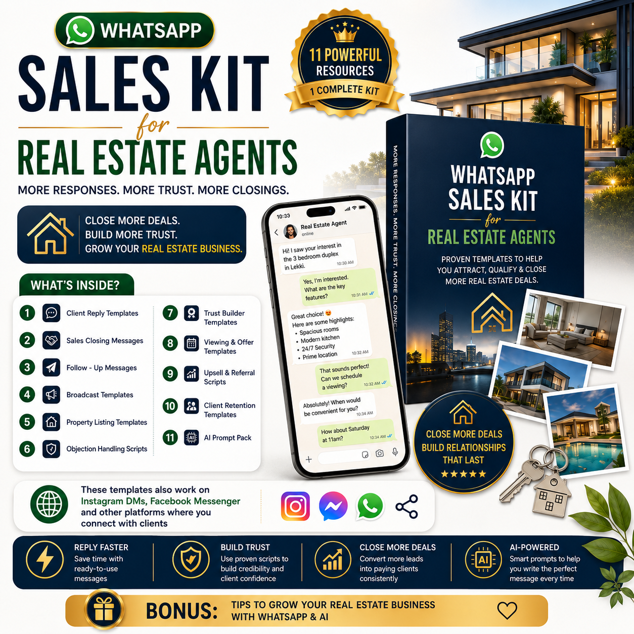 WhatsApp Sales Kit for Real Estate Agents