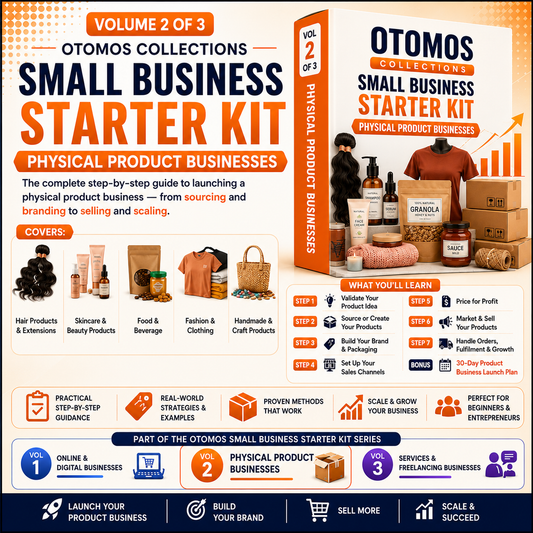 Small Business Starter Kit – Physical Product Businesses (Vol 2 of 3)