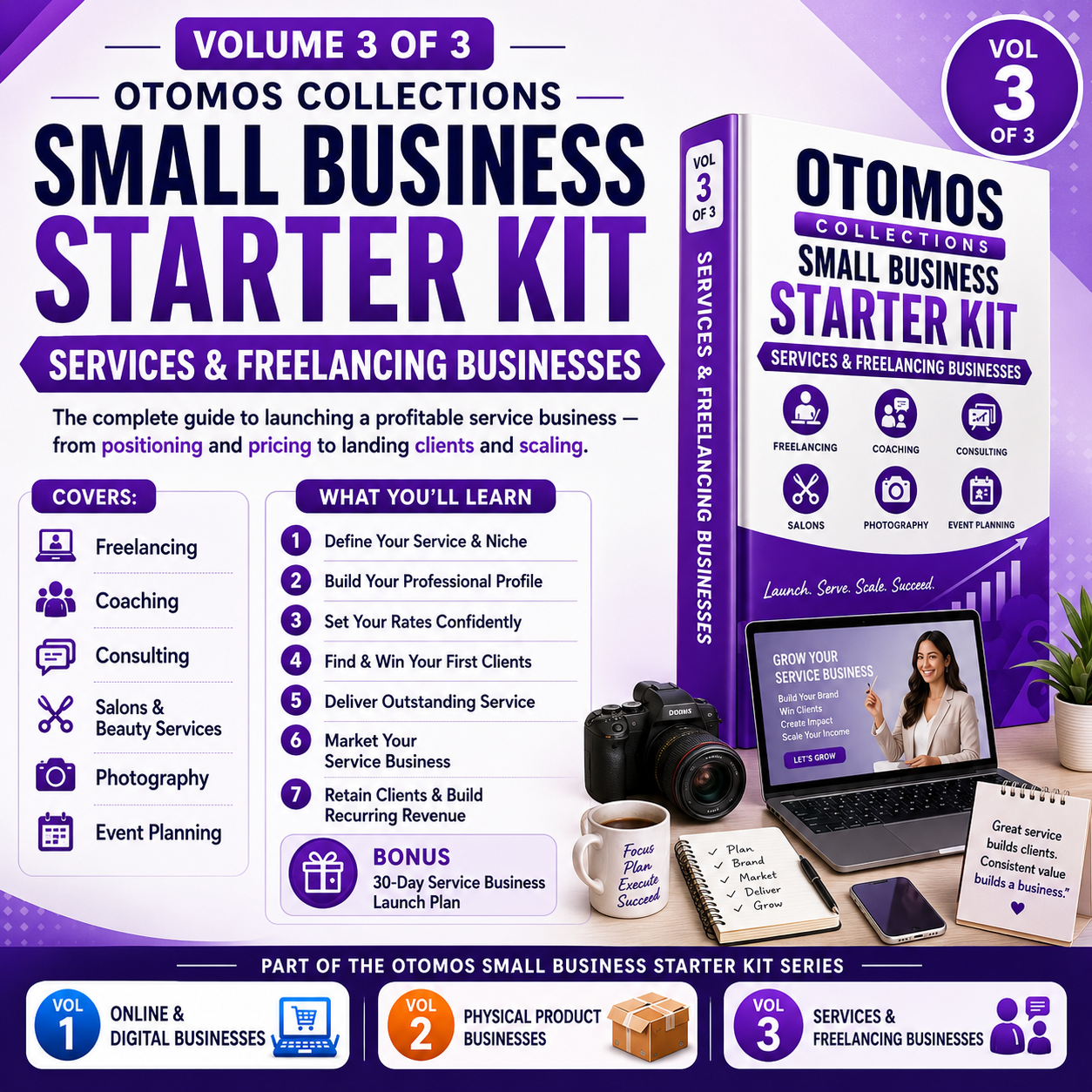 Small Business Starter Kit – Services & Freelancing Businesses (Vol 3 of 3)