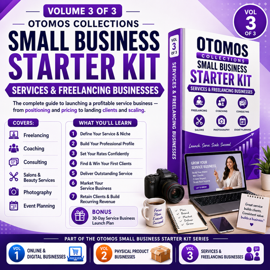 Small Business Starter Kit – Services & Freelancing Businesses (Vol 3 of 3)